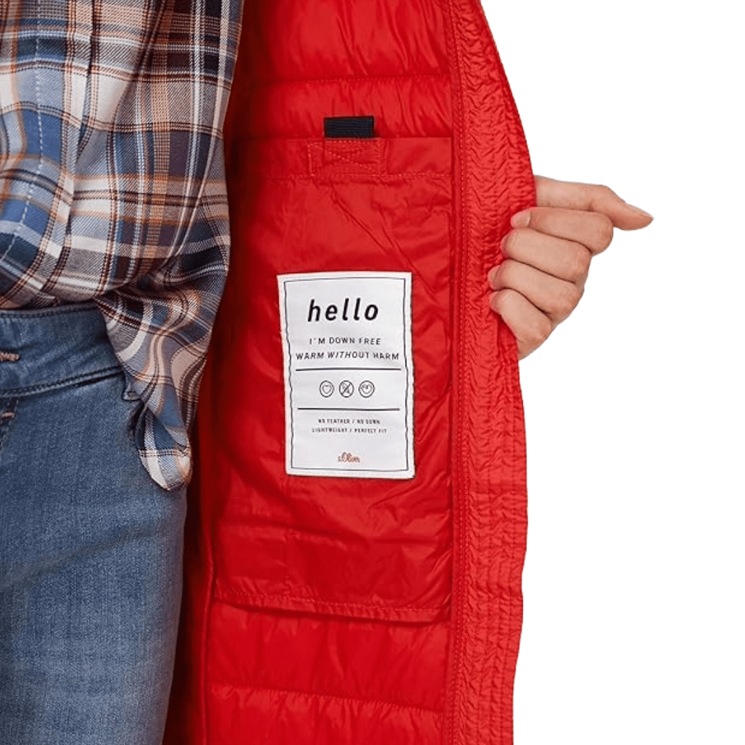 S.Oliver Red Label Women's Quilted Coat with Softshell Panels - Loot Yaar