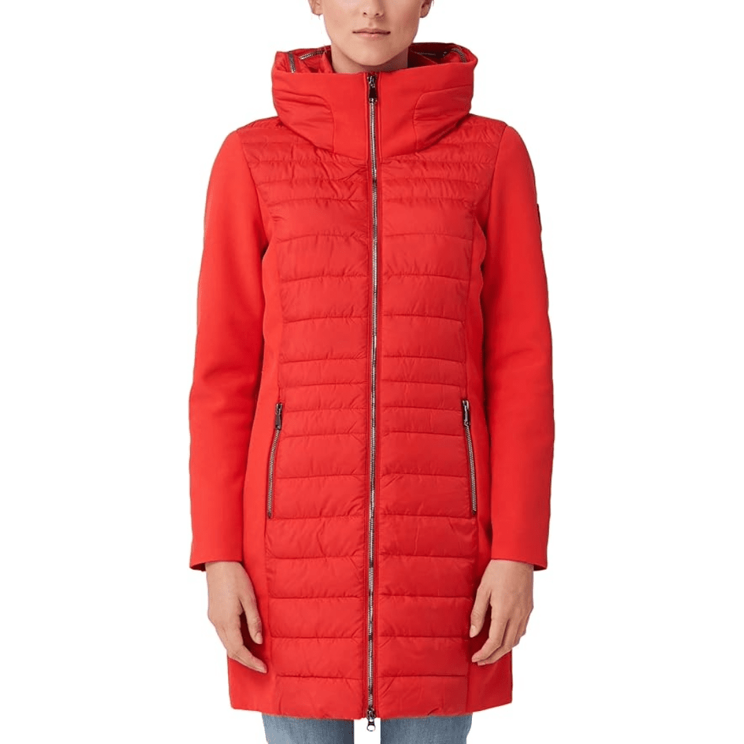 S.Oliver Red Label Women's Quilted Coat with Softshell Panels - Loot Yaar