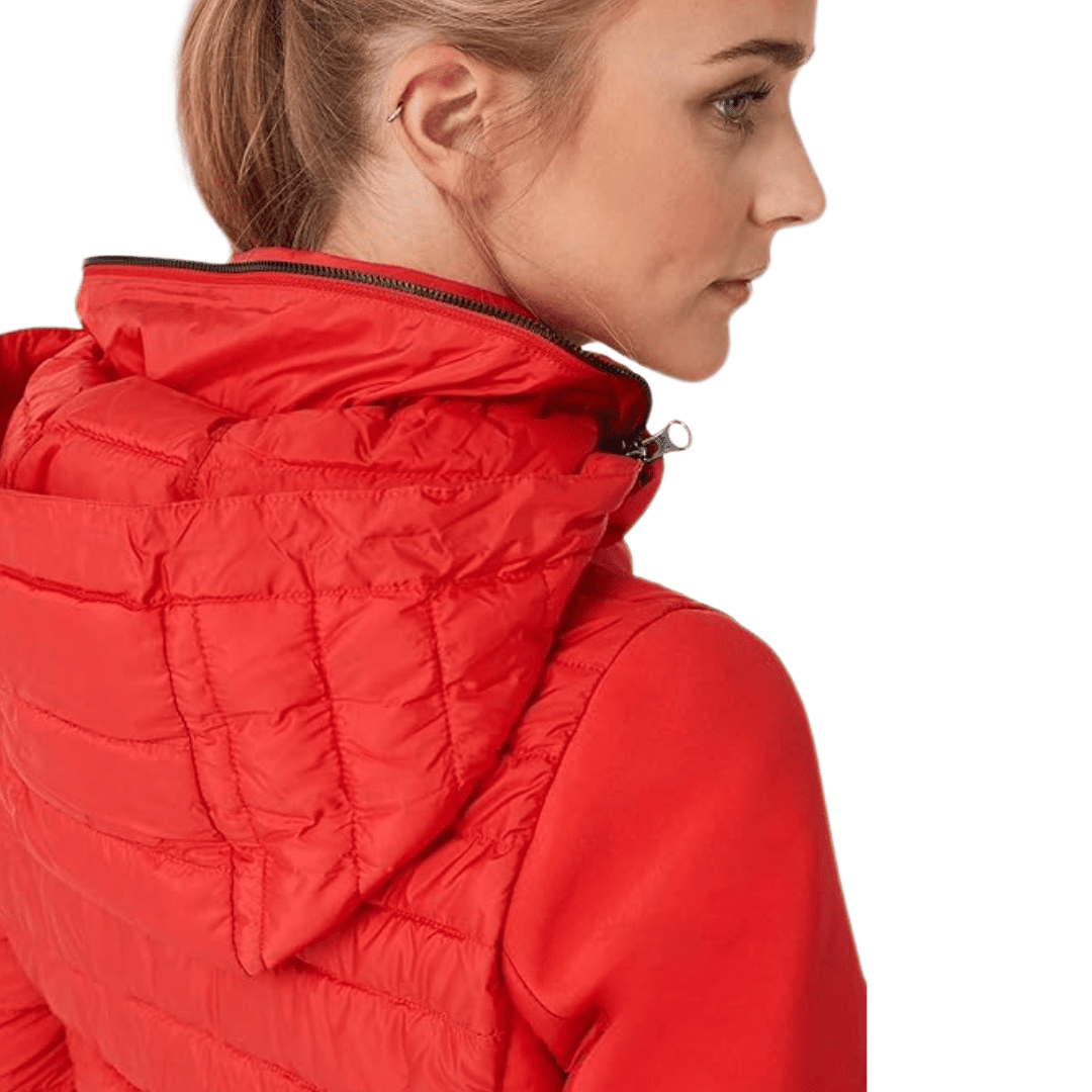 S.Oliver Red Label Women's Quilted Coat with Softshell Panels - Loot Yaar